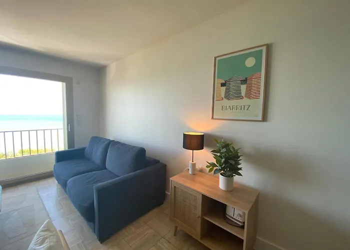 Moderne A Avec Parking Et Vue Ocean - Fr-1-239-1040 Биарриц